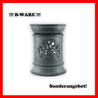 Budawi  Speckstein Räucherstövchen Duftstövchen Duftlampe mit Sieb ! B-WARE !