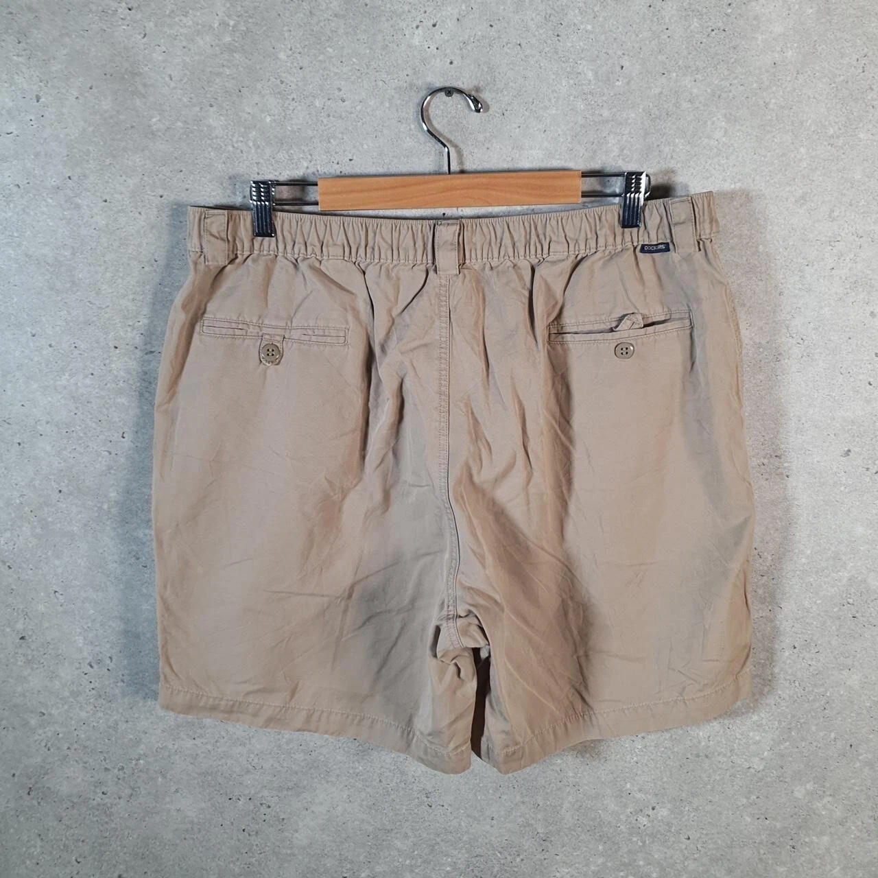 Vintage Dockers Chino Shorts Jorts Cargo Men’s W38 Brown Baggy Cotton