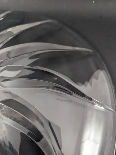 RCR Trix Centro de Mesa Sol Cristal Vidrio Placa/Cuenco Hecho en Italia NUEVO EN CAJA 13" - Imagen 9 de 9