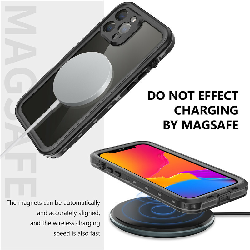 iPhone 13 Pro Max Waterproof IP68 Case Screen Protector