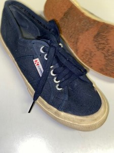 navy blue superga sneakers