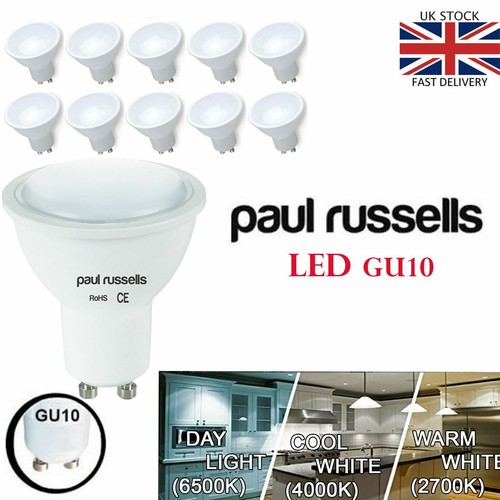 LED GU10 3W 4W 5W Spotlight SMD Lamps Day Warm Cool White 240v Energy ...