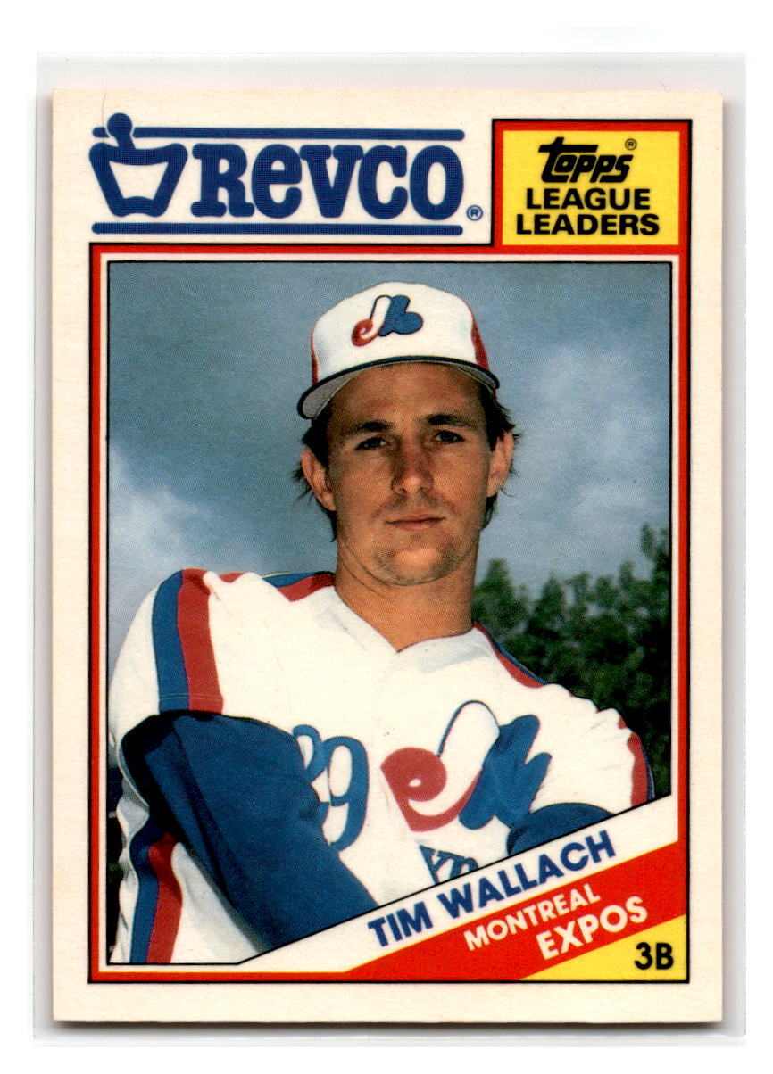 1988 Topps Revco League Leaders - #6 - Tim Wallach - Montreal Expos