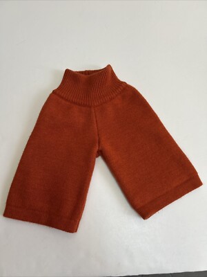 Sloomb Sustainablebabyish Knit Wool Longies Extra Small Tango $92
