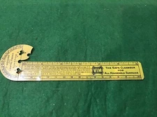 VINTAGE VIM ADVERTISING T-SQUARE RULE