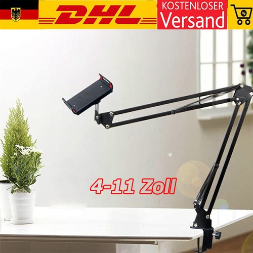 360° Regulowany uchwyt na tablet / telefon komórkowy 4-11 cali Uniwersalny uchwyt na telefon komórkowy DE - Zdjęcie 3 z 20