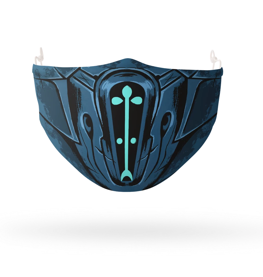 ASVP SHOP MK Sub-Zero Face Mask Reusable Cotton Face Covering - 2 x Washable Filters