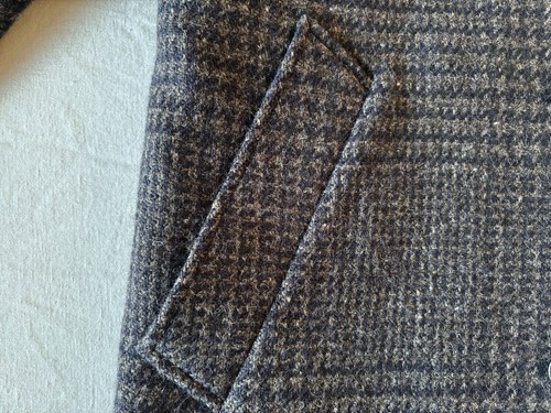 Men's J Crew Magee Irish Tweed Overcoat Small 36 - beautiful condition - Picture 6 of 10