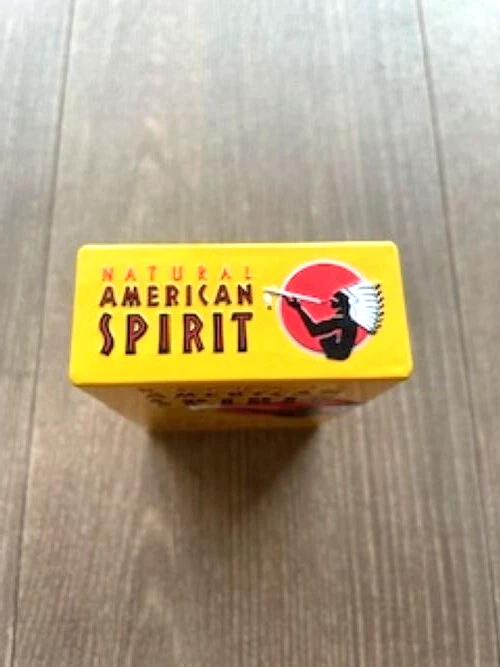 Natural American Spirit Cigarette Tin Case - Empty - Ultra Light YELLOW- Collec - Image 3 of 4
