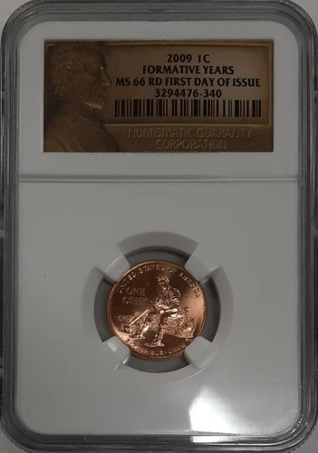 2009 Formative Years Lincoln Cent 1c NGC MS-66 RD 1st Day Of Issue 