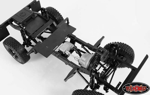 Juego de 2 chasis Gelande para cuerpo D90 409 mm de largo RC4WD Z-C0040 3 brackets y mt delantero - Imagen 4 de 5
