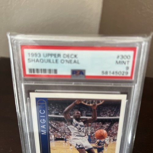 1993 Upper Deck SHAQUILLE O'NEAL #300 PSA 9 Mint Orlando Magic 2nd Year SHAQ - Picture 2 of 3
