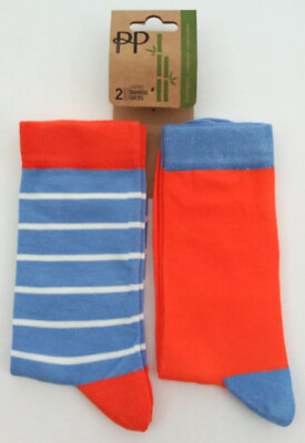 Two Pair Pack, of Ladies' Pretty Polly, Bamboo, Crew Socks, Size 4 - 8 UK