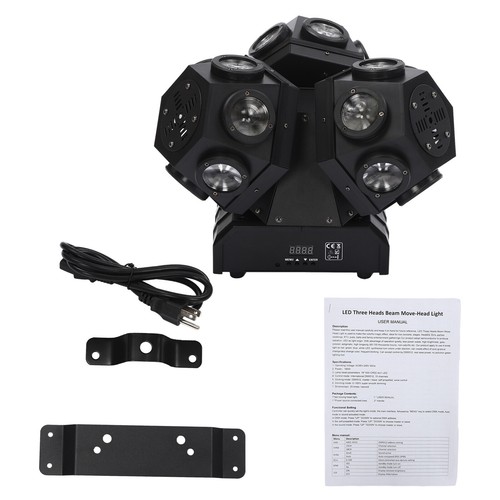 Luce fascio testa mobile LED 18x10W 4 in 1 testa mobile discoteca palcoscenico DMX512 - Foto 22 di 24