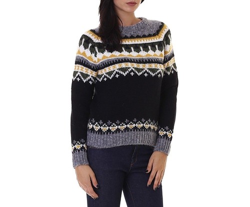 SCONTO 40% PENN-RICH by WOOLRICH MAGLIONE DONNA FAIR ISLE MAGLIA PULLOVER |  eBay