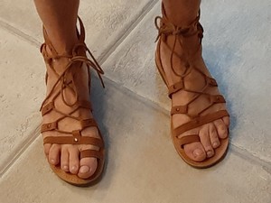 american eagle lace up sandals