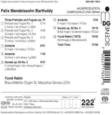 Yuval Rabin - Organ Works: Three Preludes & Fugues Op 37 [Used Very Good SACD] H