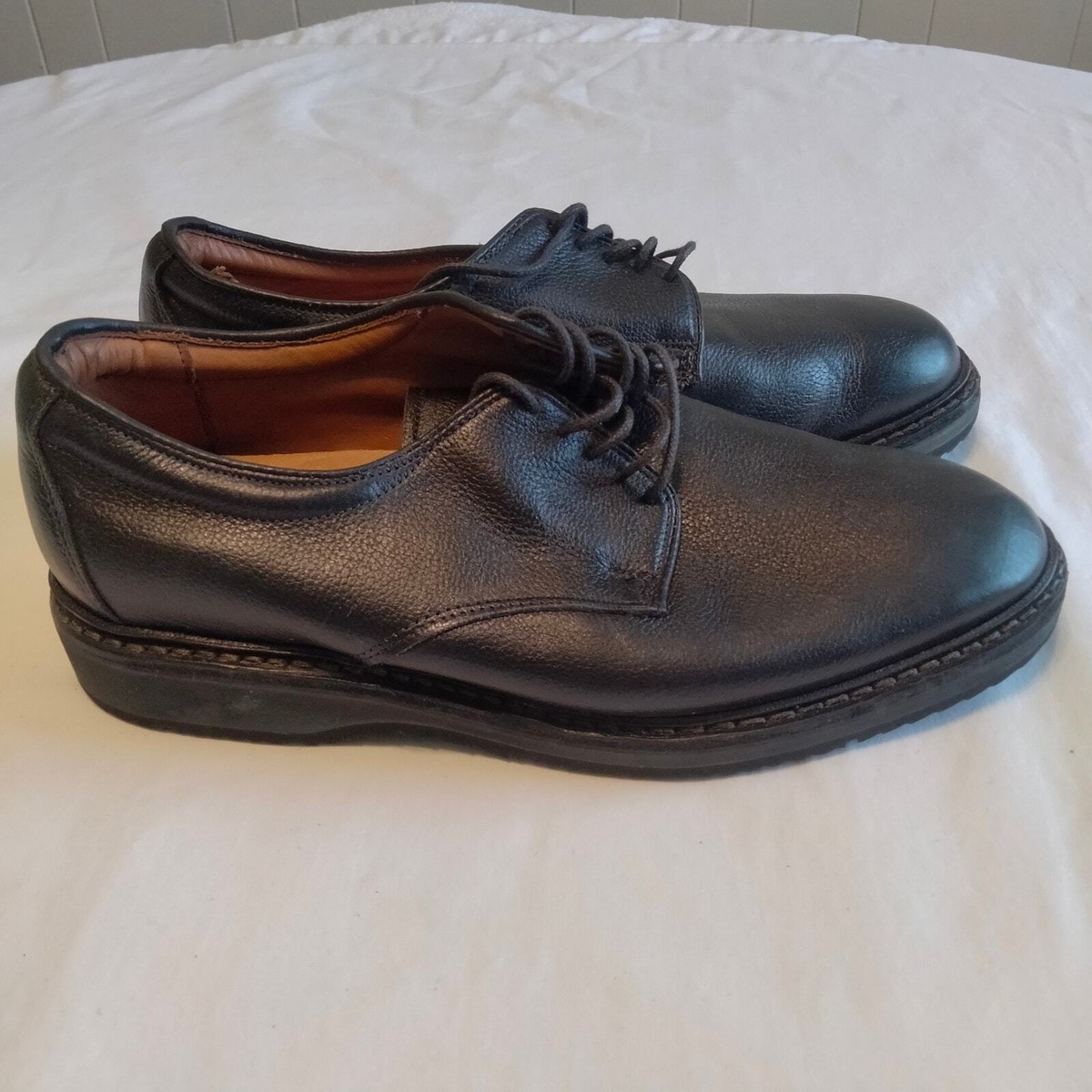 Allen Edmonds Black Leather Wanderer Mens Comfort Shoes 7.5 