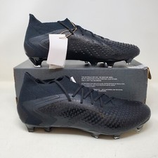 NEW Mens Adidas Predator Accuracy .1 FG Firm Ground Black Soccer Cleats / GW4571