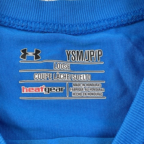 Under Armour HeatGear Loose Rise Above The Best Sky-Blue Sport T-Shirt Youth S - Picture 5 of 10