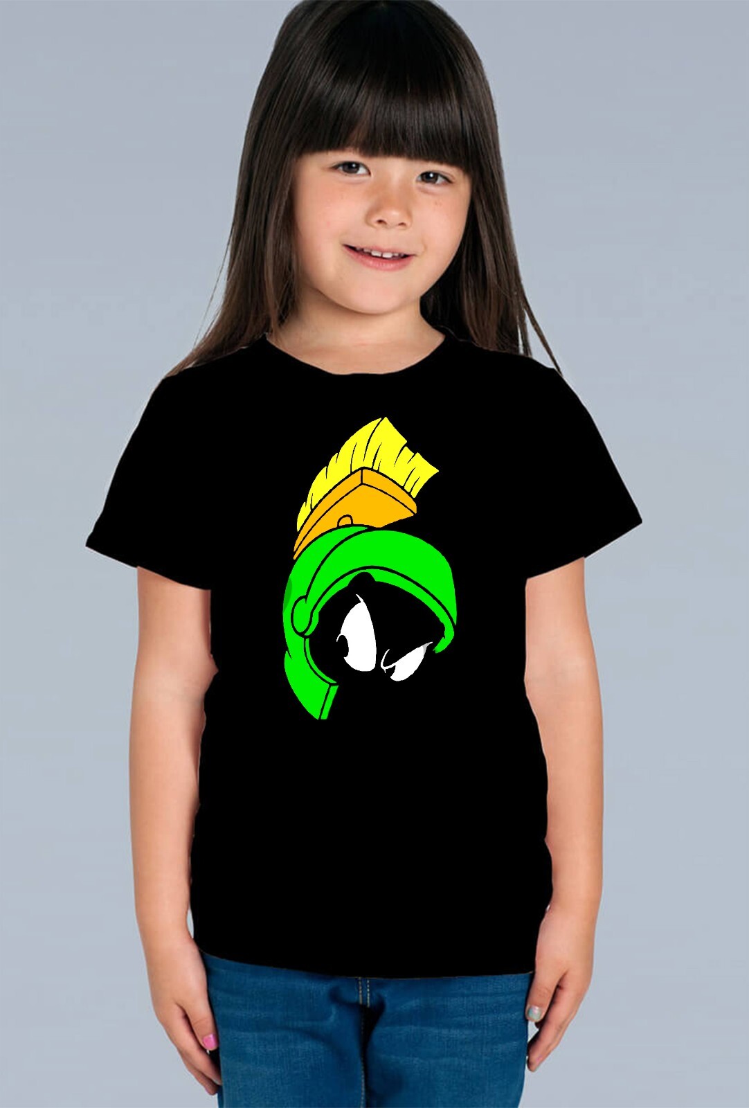 MARVIN  MARTIAN FUN FACE AWESOME SUPER COOL GRAPHIC T SHIRT image 7