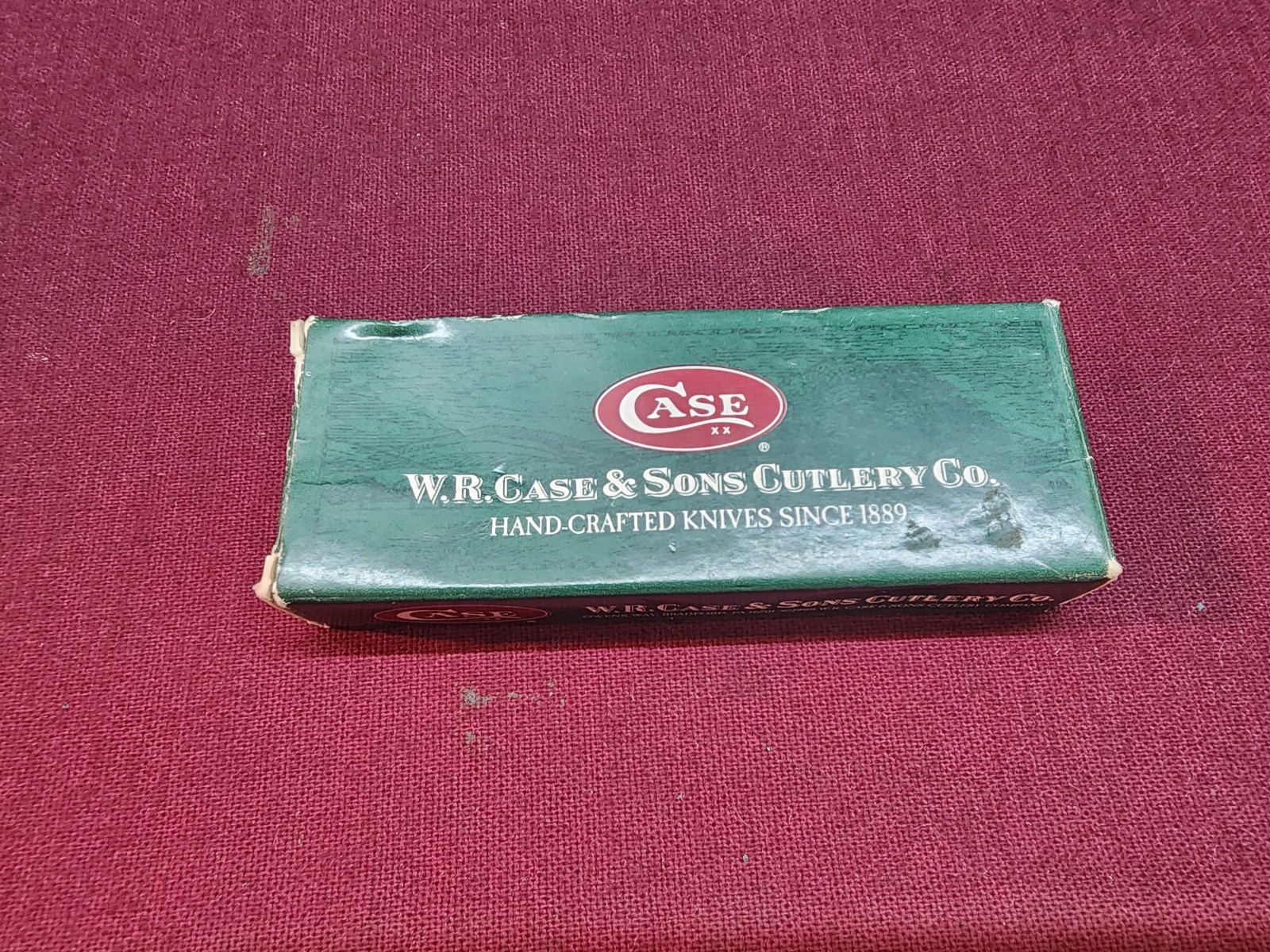 2001 Case XX Sowbelly TB6339 SS Cranberry bone pocket knife 05425