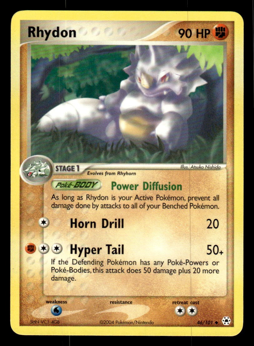 Pokemon TCG Hidden Legends #46/101 Rhydon NM