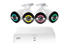 Lorex 4K 12MP Outdoor Security Camera System with 4 IP Wired Bullet Camera