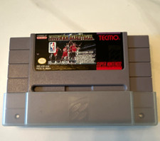 Tecmo Tecmo Super NBA Basketball SNES Super Nintendo Game Cartridge Only