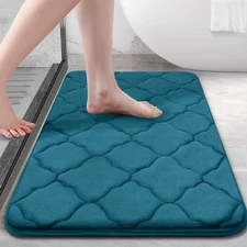 OLANLY Memory Foam Bath Mat Rug 30x20, Ultra Soft and Absorbent Bathroom Rugs...