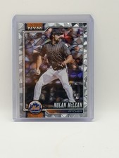 2026 Topps Series 1 Nolan McLean RC Silver Foil / Cracked Ice Refractor Mets