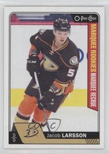 2016-17 Upper Deck O-Pee-Chee Update Marquee Rookies Jacob Larsson #698 kr0
