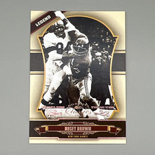 Donruss 2007 Threads Donruss Tribute Rosey Brown New York Giants #143 /100
