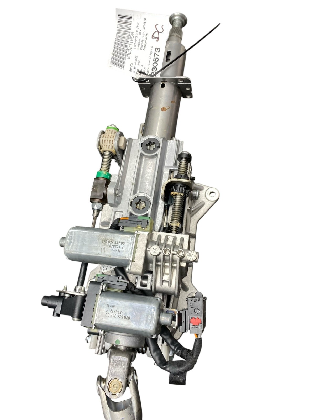 2017-2020 MASERATI LEVANTE M161 Power Tilt Steering Column & Intermediate Shaft
