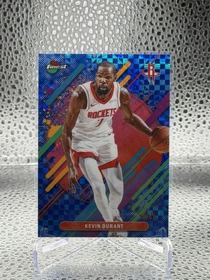 2025-26 Topps Finest Blue X-Fractor Kevin Durant Houston Rockets /49 #283