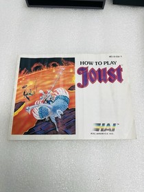 Joust Nintendo Entertainment System NES CIB W/ Manual