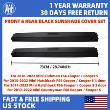 For 2014-2022 Bmw Mini 2x Black Sunroof Shade Roll-up Cover 54109451245 For 2014-2022 Bmw Mini 2x Black Sunroof Shade Roll-up Cover 54109451245
