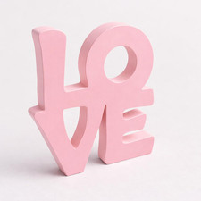 Love Signs Wooden Blocks Valentine's Day Wedding Diary Decoration V-day Gift L O