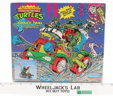 Toilet Taxi Complete Teenage Mutant Ninja Turtles 1990 Playmates Vehicle NEW MIB