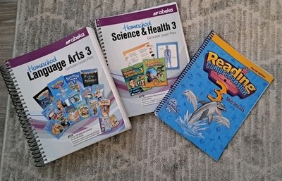 Abeka Homeschool Language Arts, Science & Health 3 Curriculum Lesson Plans+-GOOD