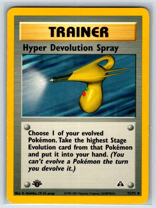 Hyper Devolution Spray 73/75 Neo Discovery 1st Edition LP