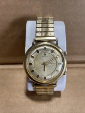 Vintage Collectible LeCoultre Memovox Alarm 10K Gold Filled Watch