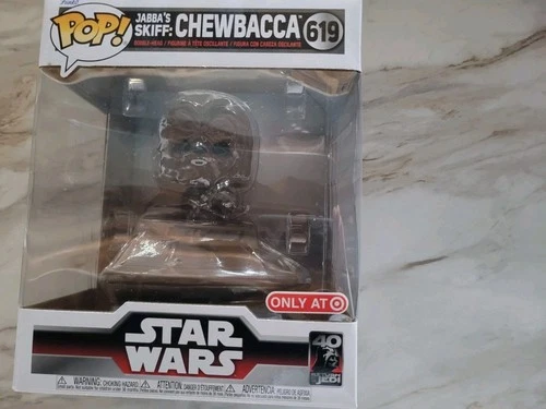 Funko Pop! Star Wars: Jabba's Skiff Chewbacca 619 Deluxe Action Figure