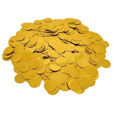 Gold Foil Confetti, Round Dots Foil Glitter Table Confetti, Sparkling for Bir...