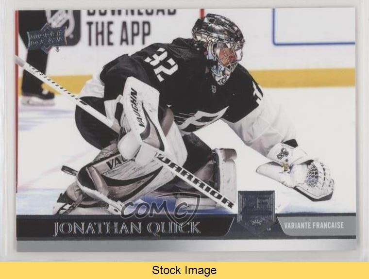 2020-21 Upper Deck French Jonathan Quick #338 READ kr0