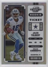 2022 Panini Contenders Optic Rookie Ticket Silver Prizm Jalen Tolbert #78 12tf