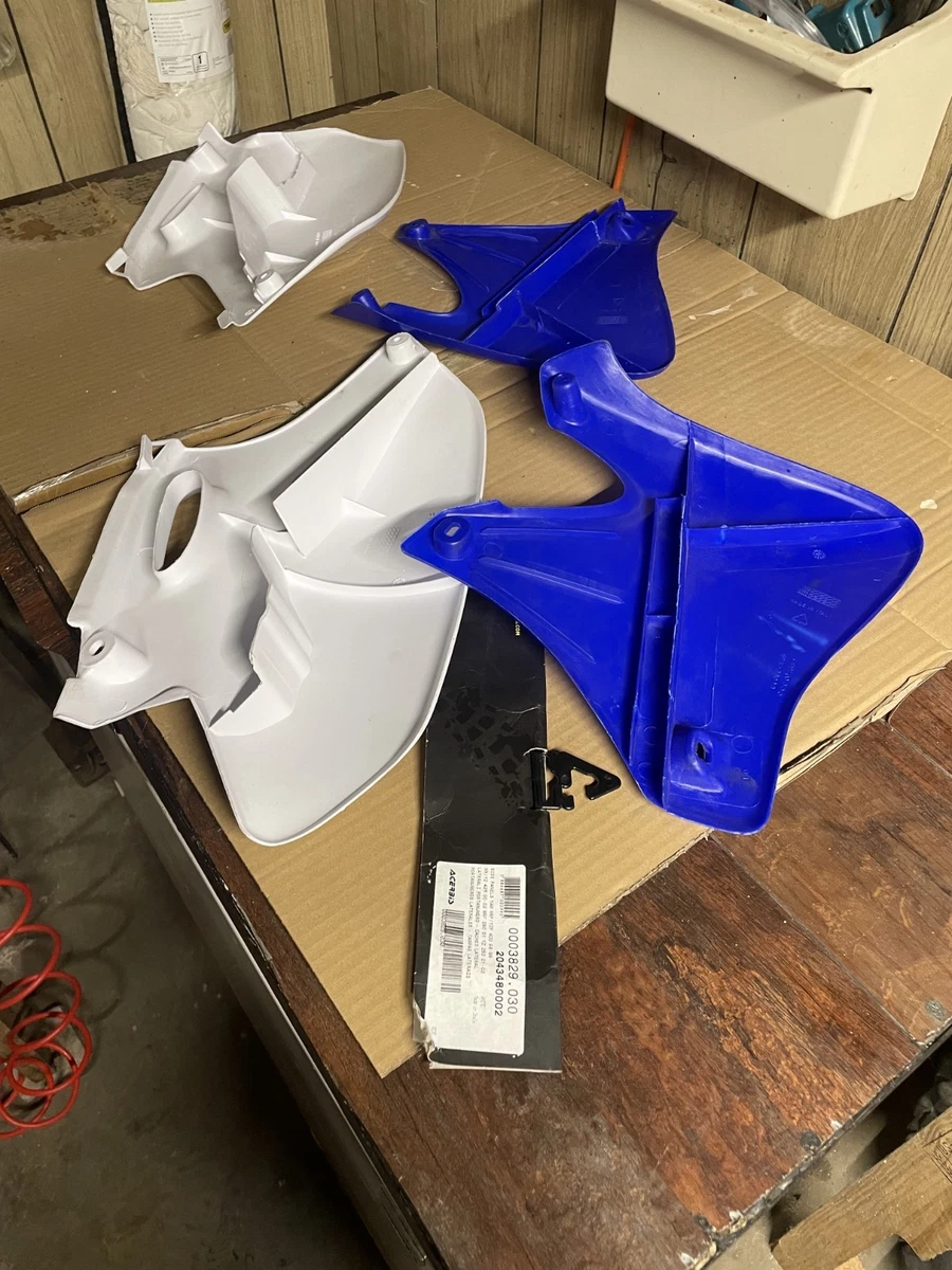 Cache Carénage Blanc Pour Yamaha YZF 450 2010-2013 - Acerbis, Fabriqué En Italie