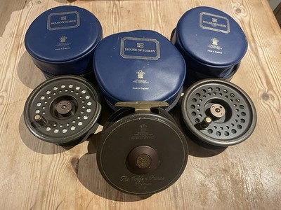 Hardy Golden Prince Salmon #11/12 With Spare Spools, Line & Cases