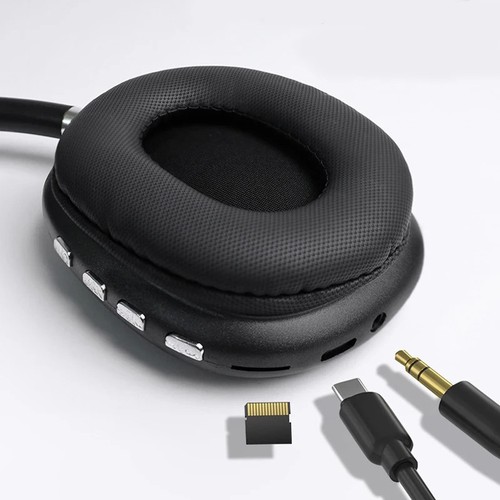 Nuove cuffie Bluetooth wireless P9 Pro Max cancellazione rumore microfono over ear sport - Foto 3 di 9