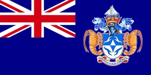 Tristan da Cunha Flag Self Adhesive Sticker